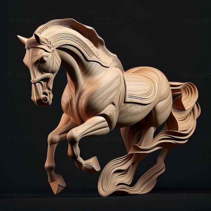 3D model Horse (STL)